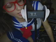 Scuola ragazza leccare orecchie ASMR